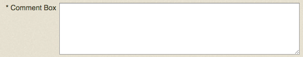Comment Box