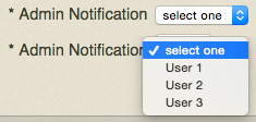Admin Notification