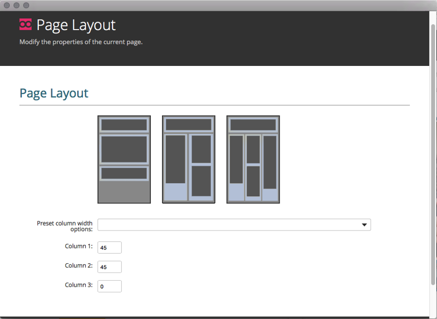 Change Layout Dimensions