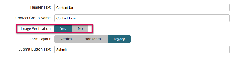 Adding Image Verification to a SignUp Form