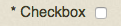 Checkbox