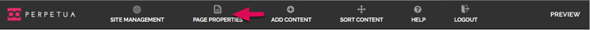 Click on Page Properties.