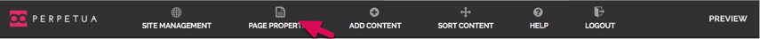 Click on Page Properties