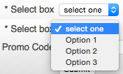 Select box